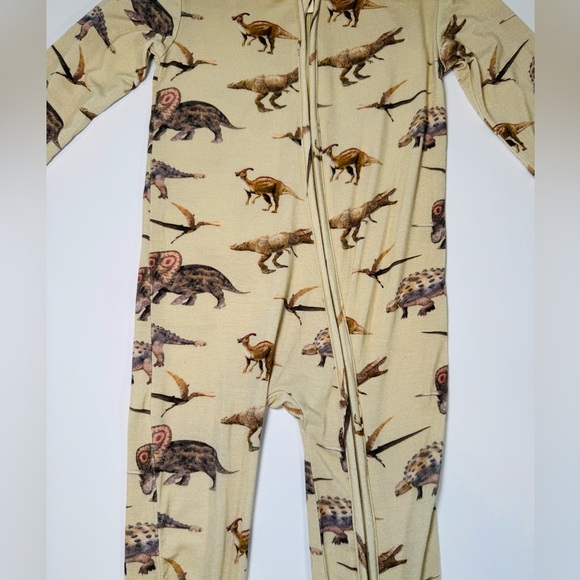 Posh Peanut Dino Zip Pajamas Size 18-24M - Picture 2 of 5